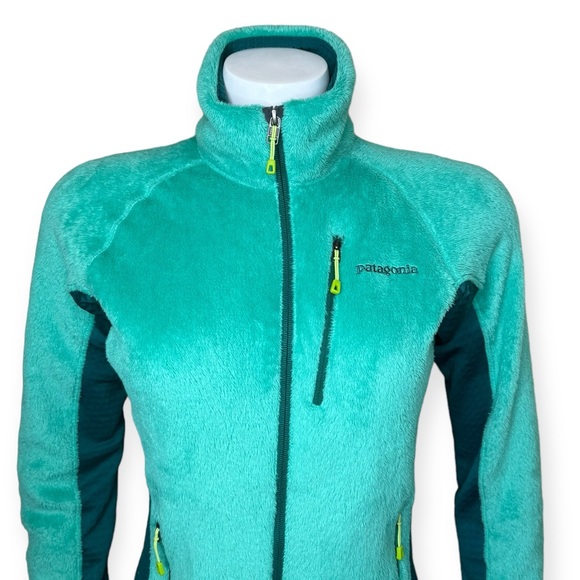 Patagonia R2 Regulator Fleece Jacket M PolarTec Aqua Stone 25148 - Picture 4 of 14